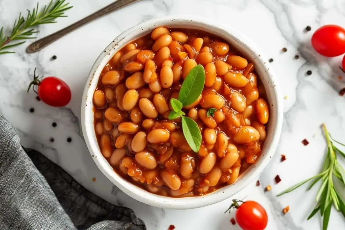 Homemade Baked Beans.
