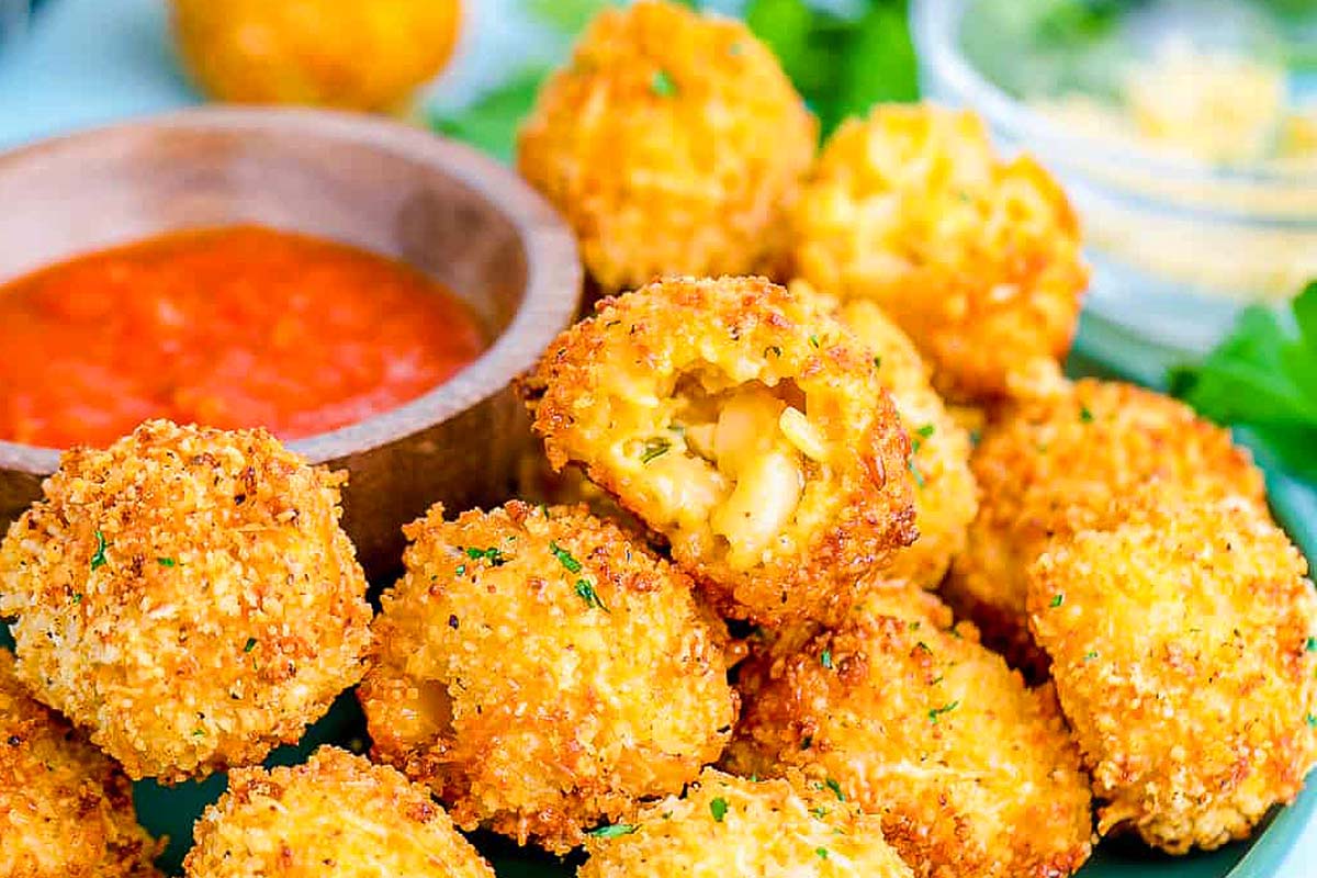 Mac and Cheese Bites. 