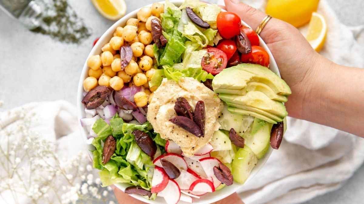 Customizable Mediterranean Buddha Bowl.