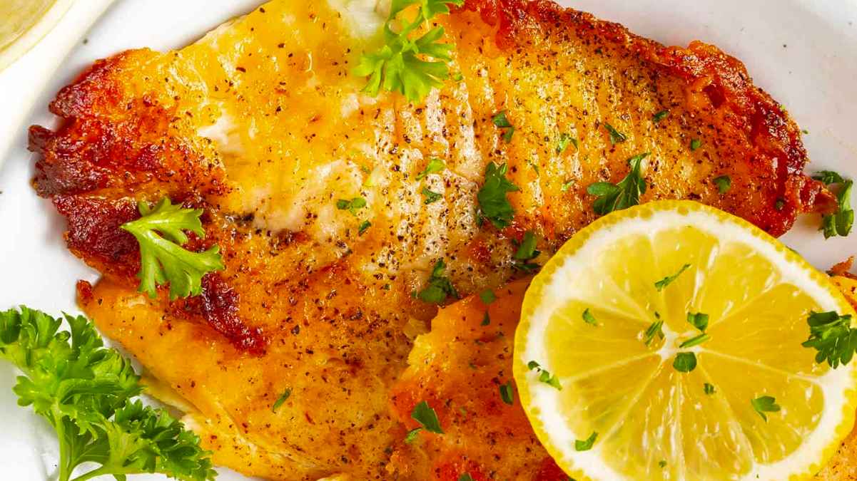 Pan Fried Tilapia.