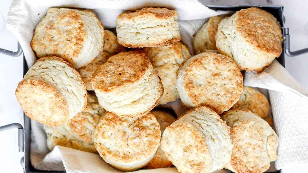 Sourdough Buttermilk Biscuits. 