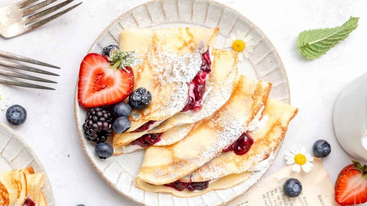 Sourdough Crepes. 
