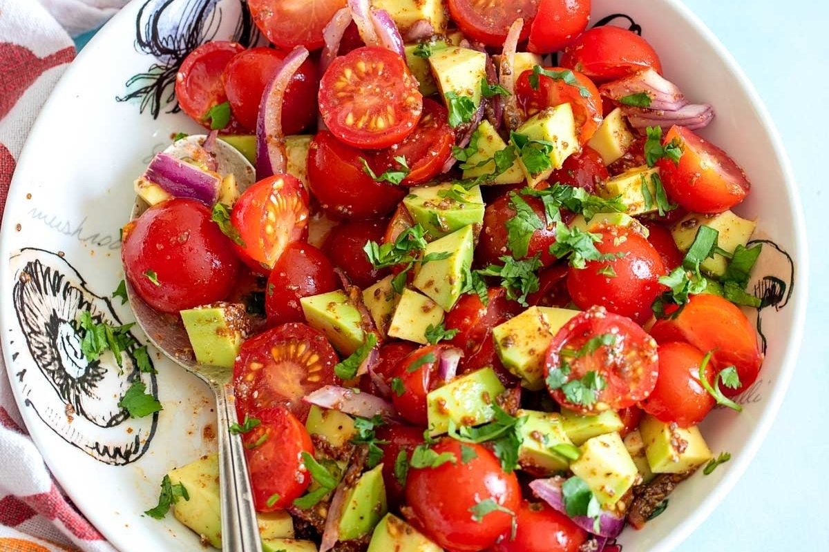 Avocado Tomato Salad.