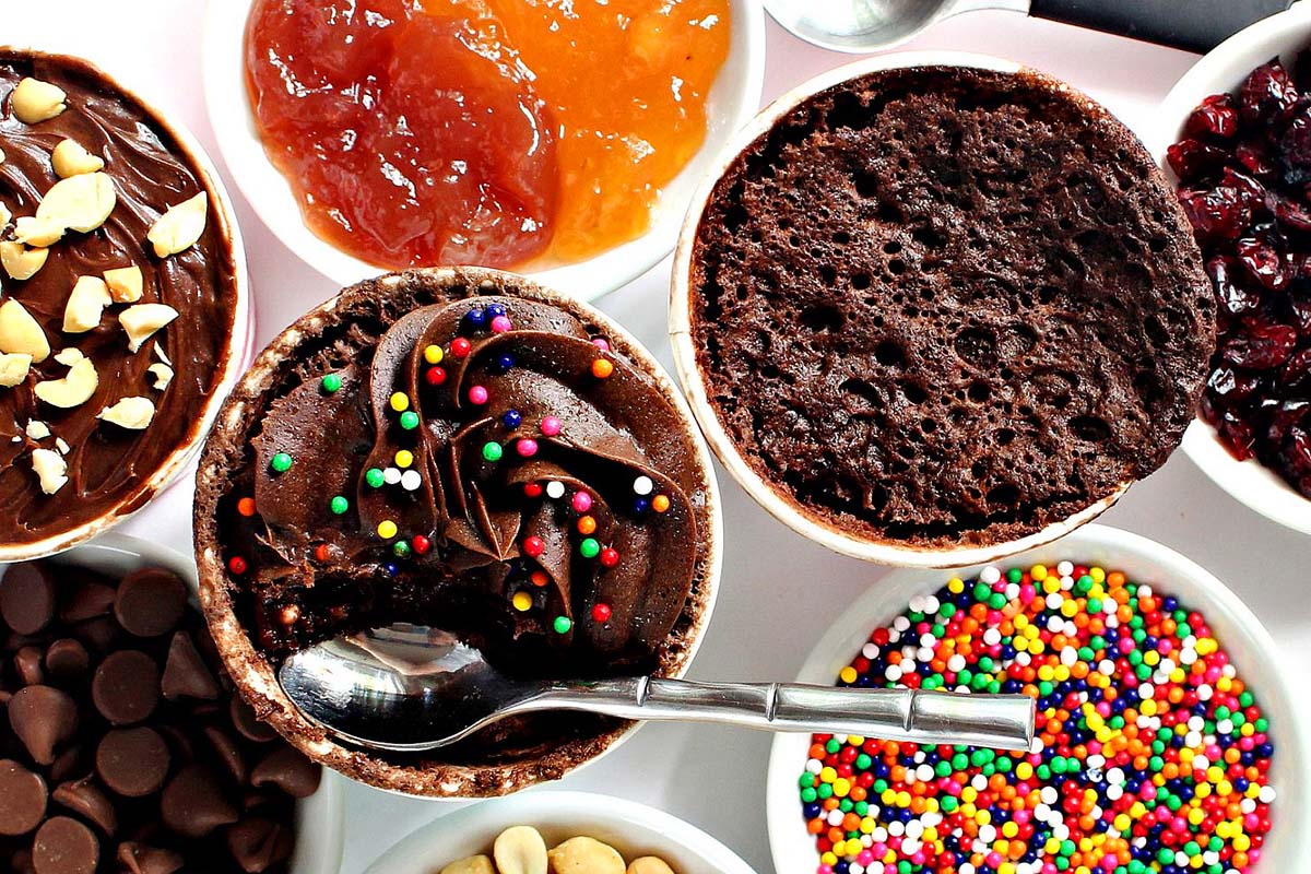 Cake Mix Mug Cake. 