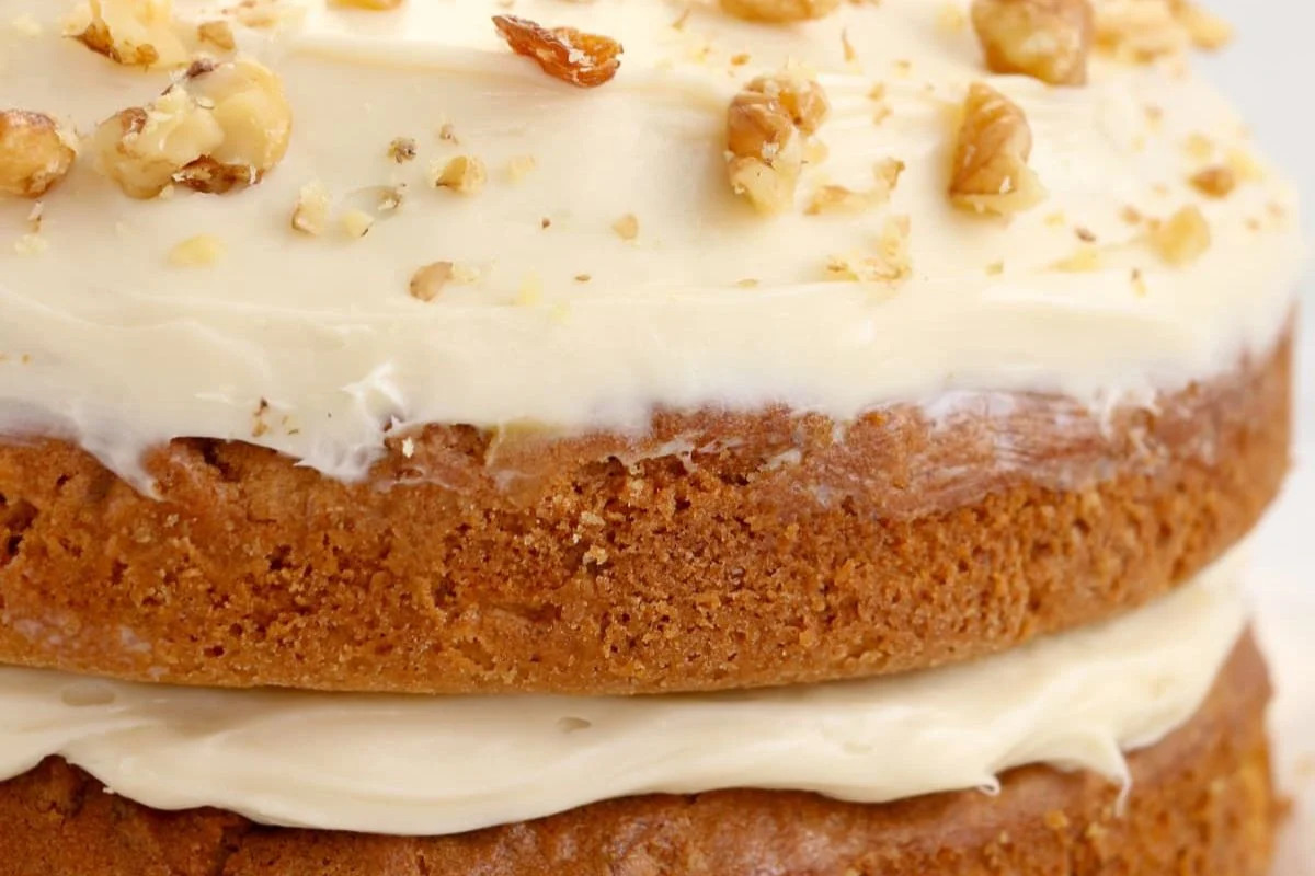 Air Fryer Carrot Cake. 