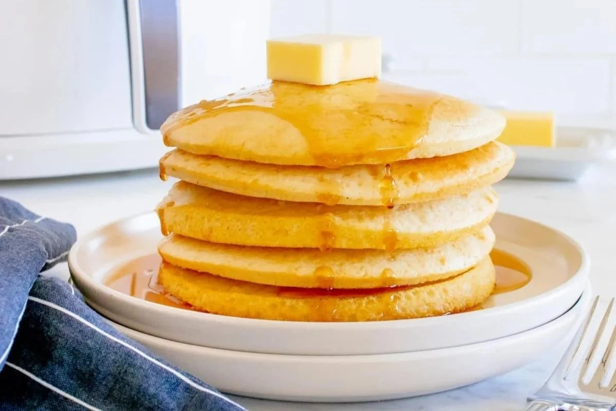 Air Fryer Pancakes And Pancake Bites. 