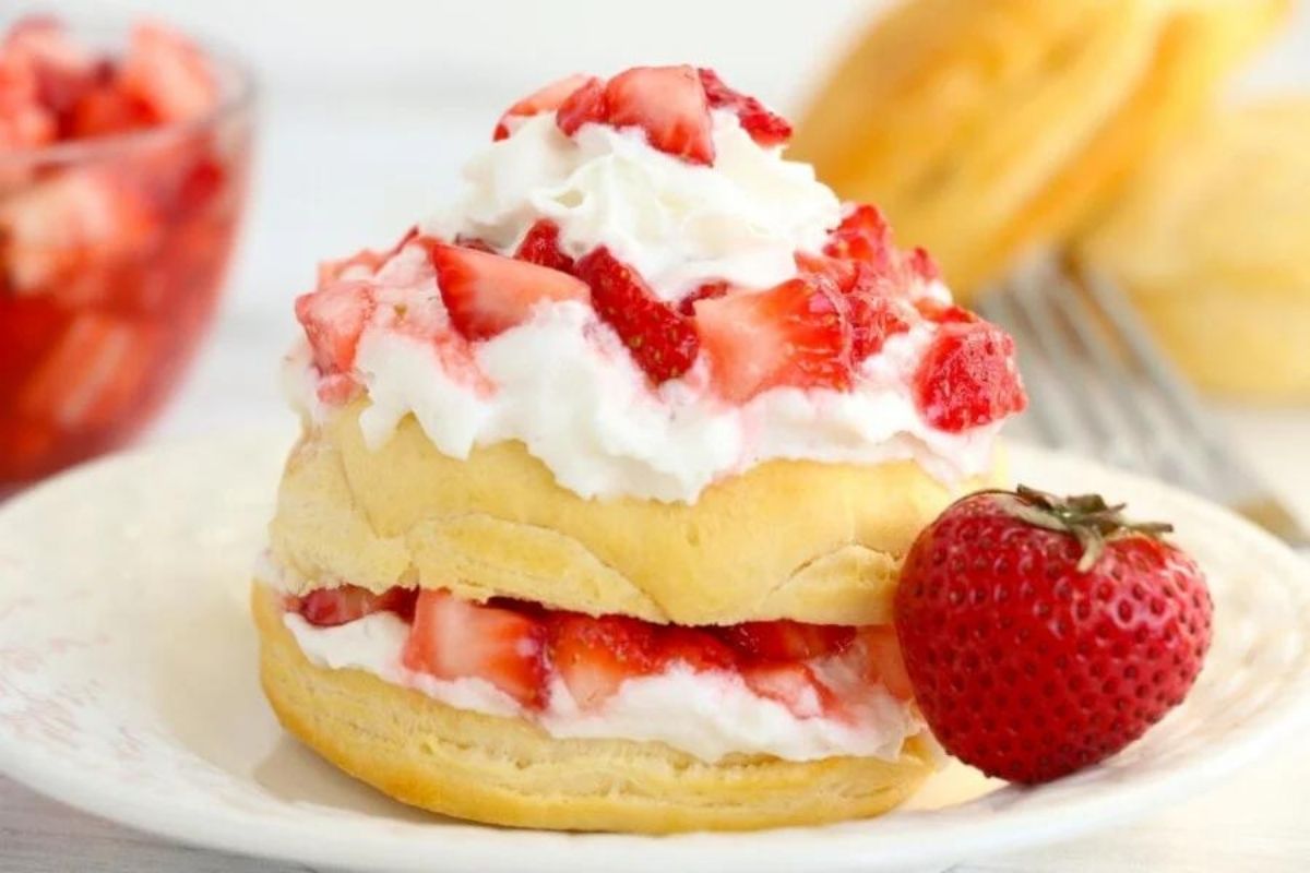 Air Fryer Strawberry Shortcake Pillsbury
