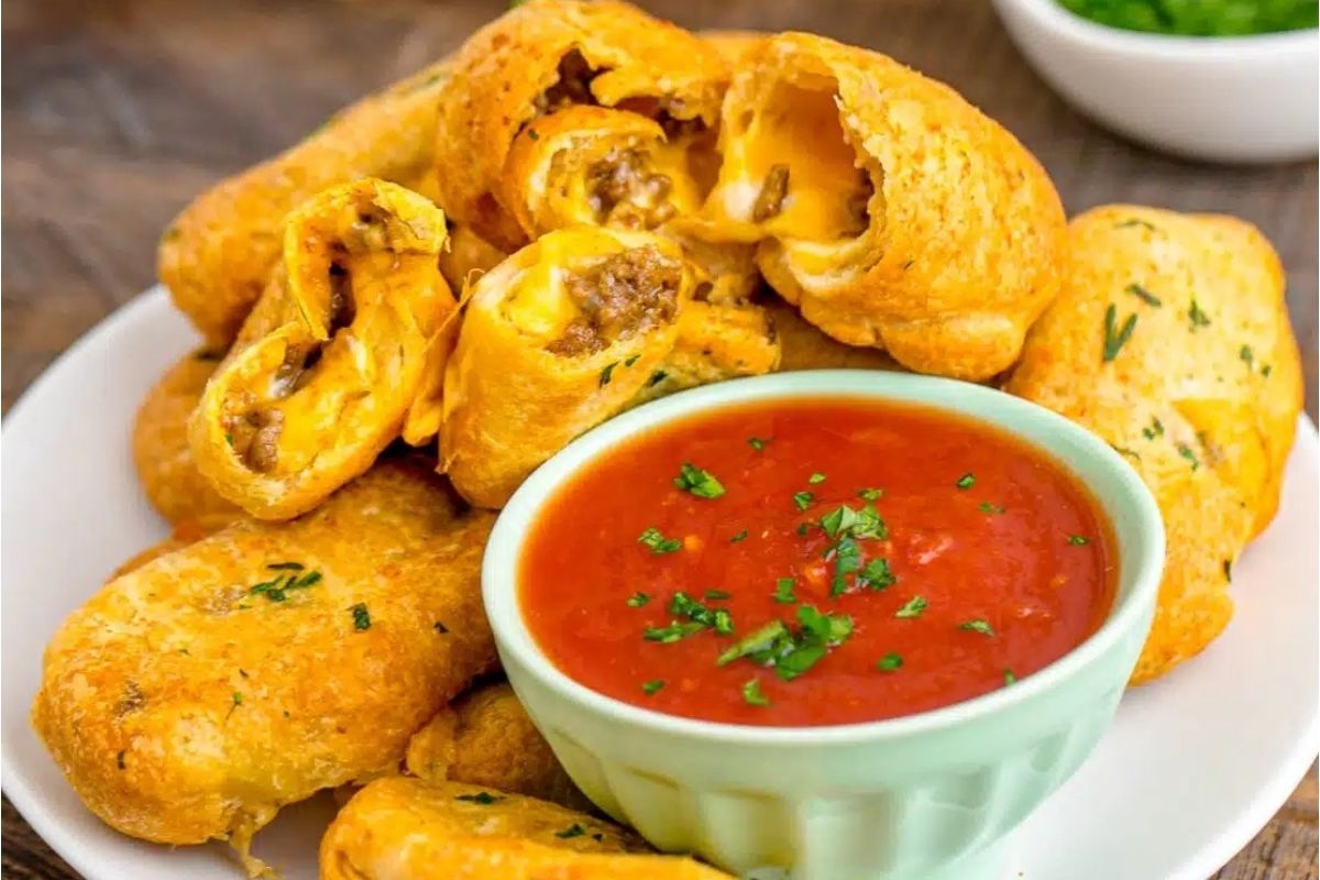 Air Fryer Cheesy Taco Sticks