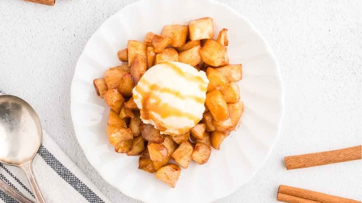 Air Fryer Cinnamon Apples.