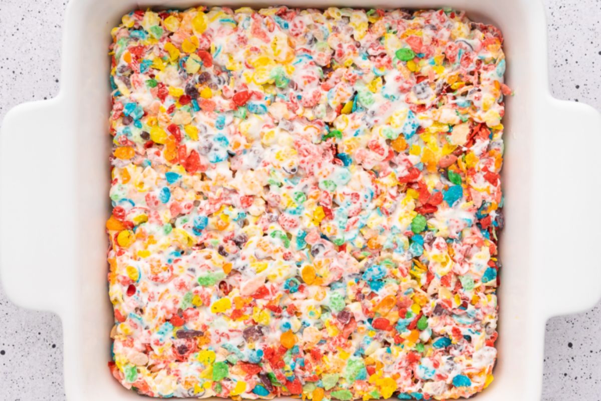 Air Fryer Fruity Pebbles Treats