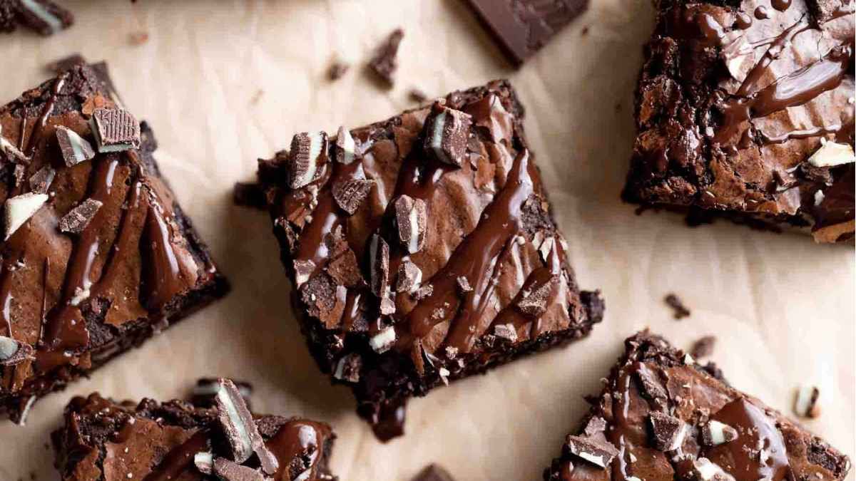 Andes Mint Brownies.