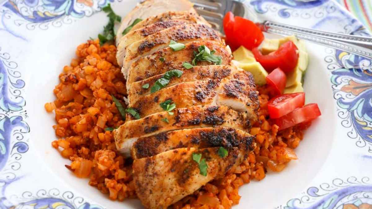 Blackened Chicken. 