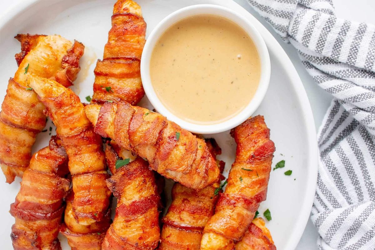 Bacon Wrapped Chicken Air Fryer