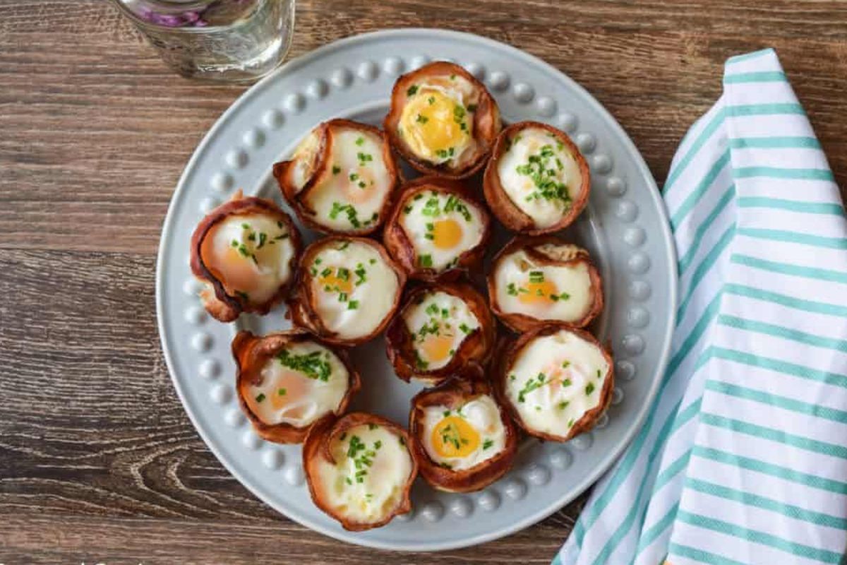 Bacon And Egg Cups (Keto, Whole30, Paleo).
