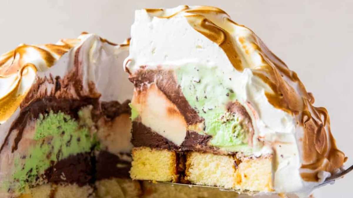 Baked Alaska Recipe. 