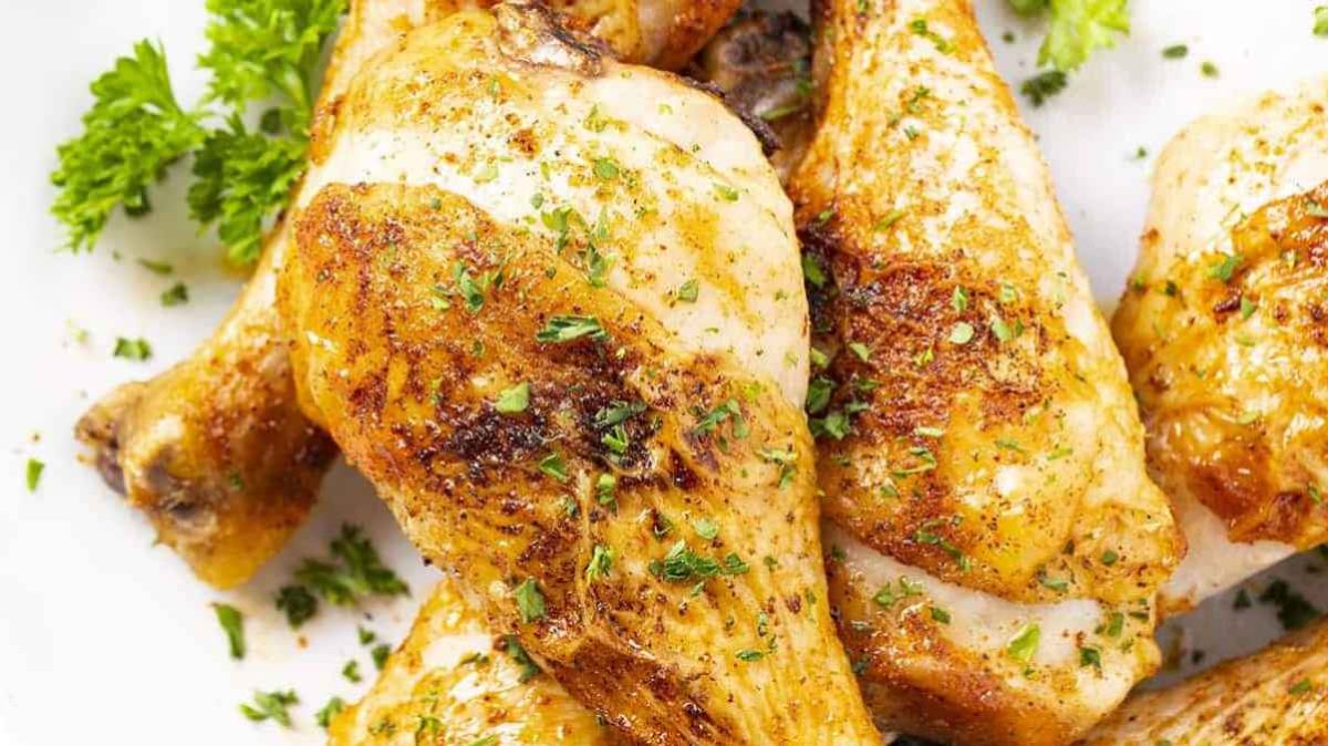 Baked Chicken Legs (Crispy & Easy!). 