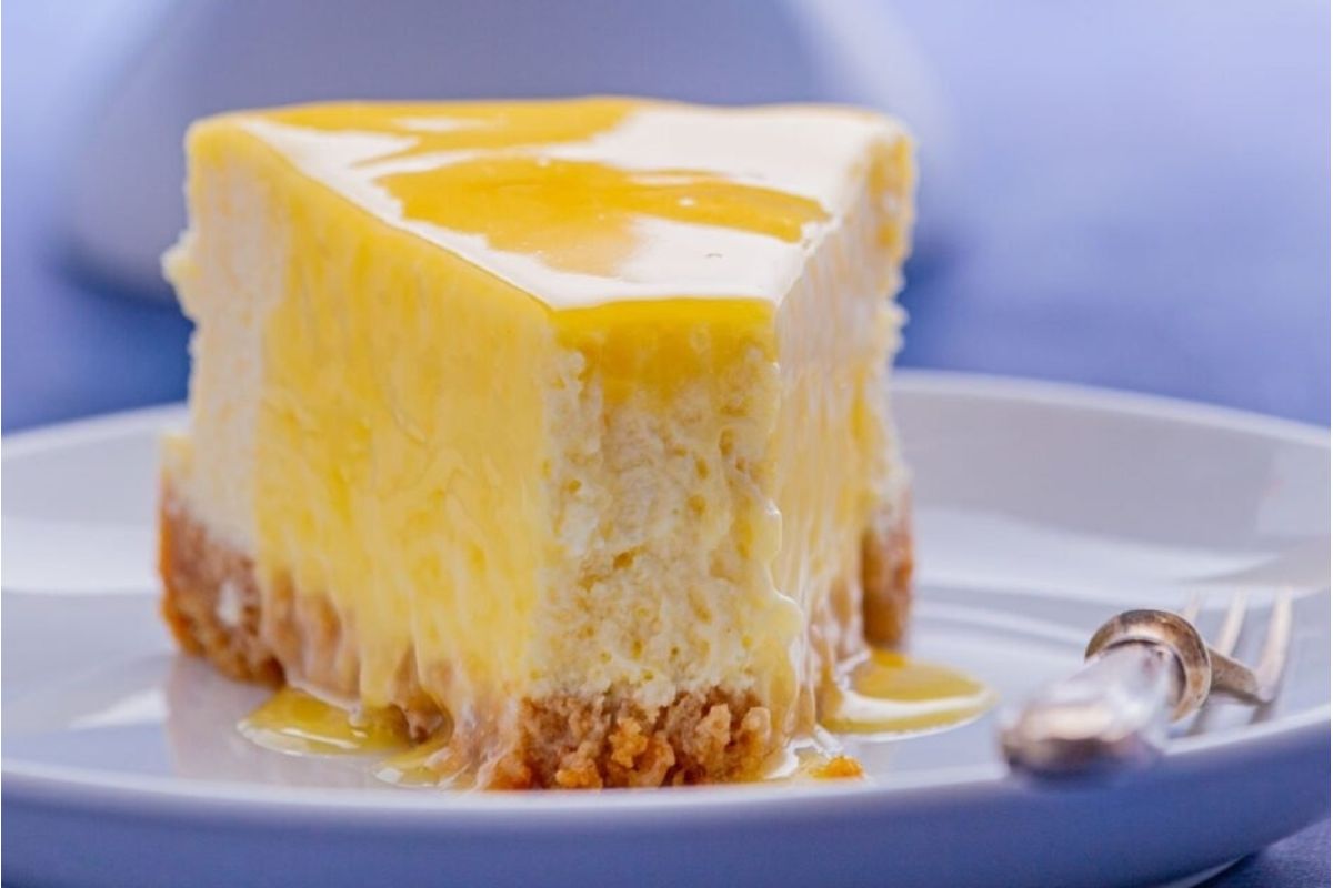 Baked Limoncello Cheesecake