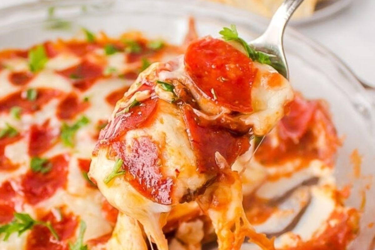 Baked Pepperoni Dip