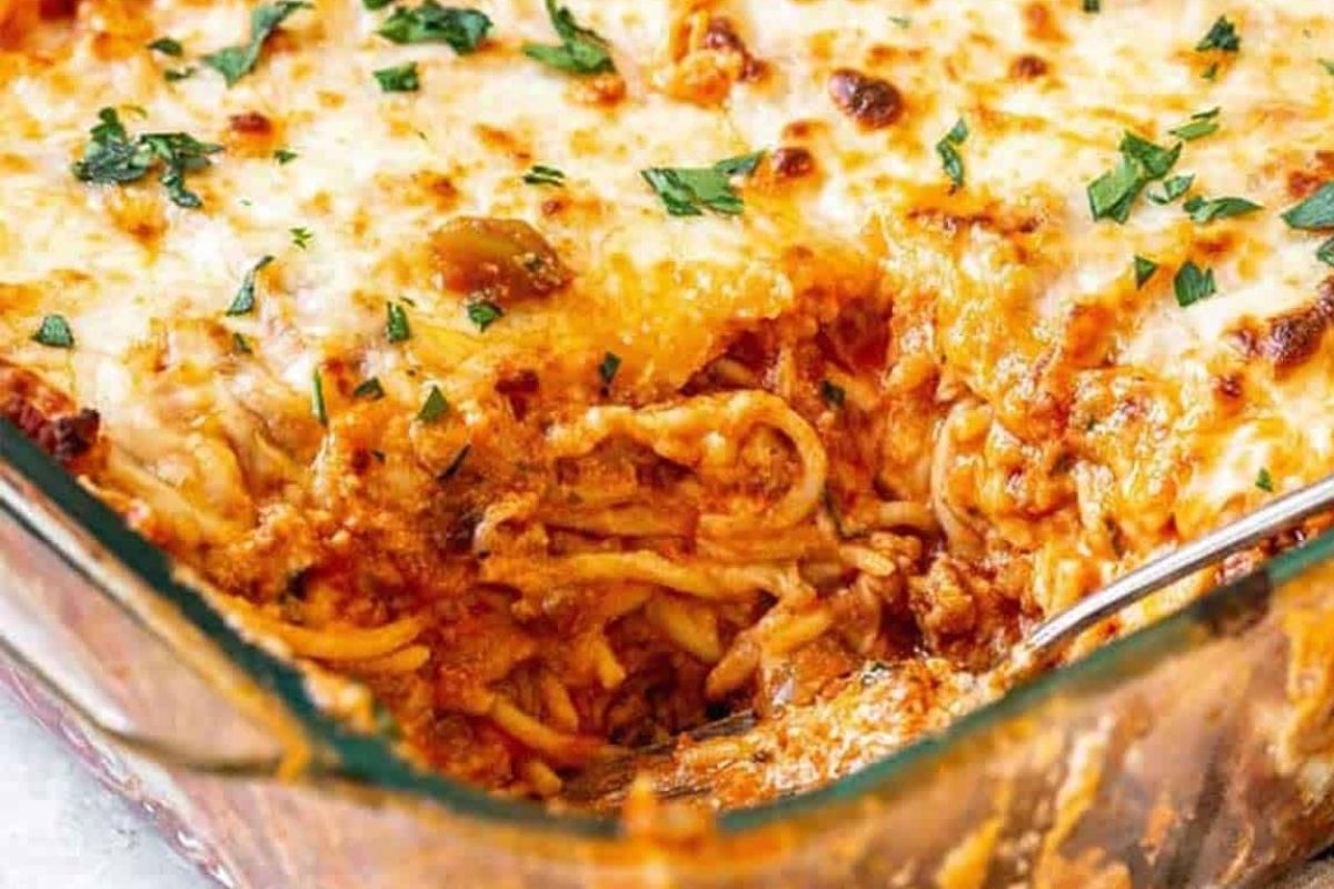 Baked Spaghetti Recipe With Layers