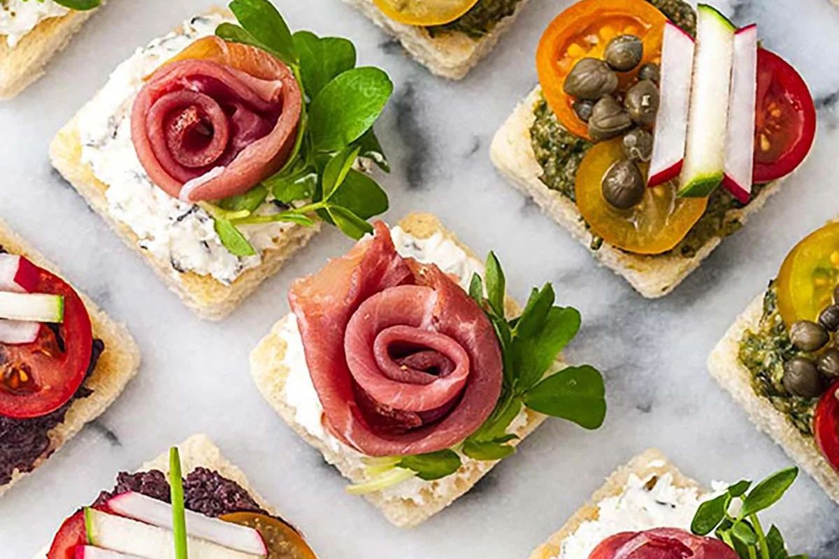 Beautiful Spring Canapes 1