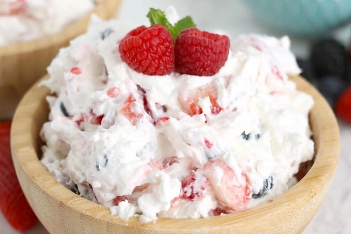 Berry Licious Cheesecake Fruit Salad