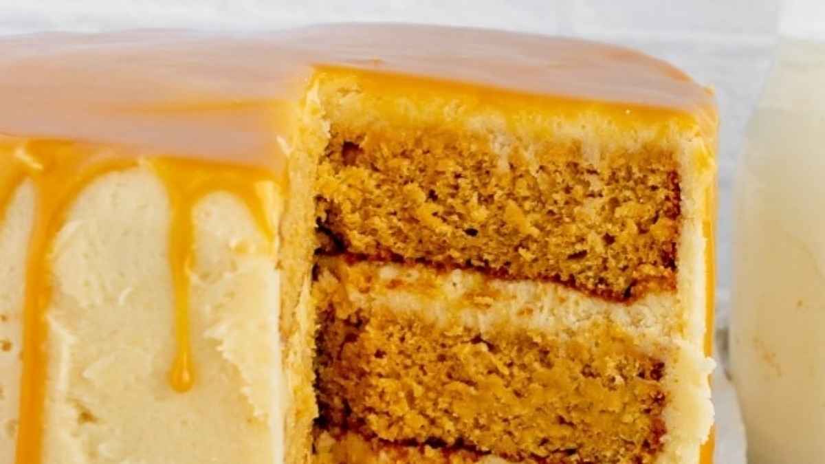Best Ever Butterscotch Cake. 