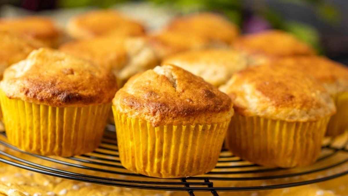 Bisquick Banana Muffins.