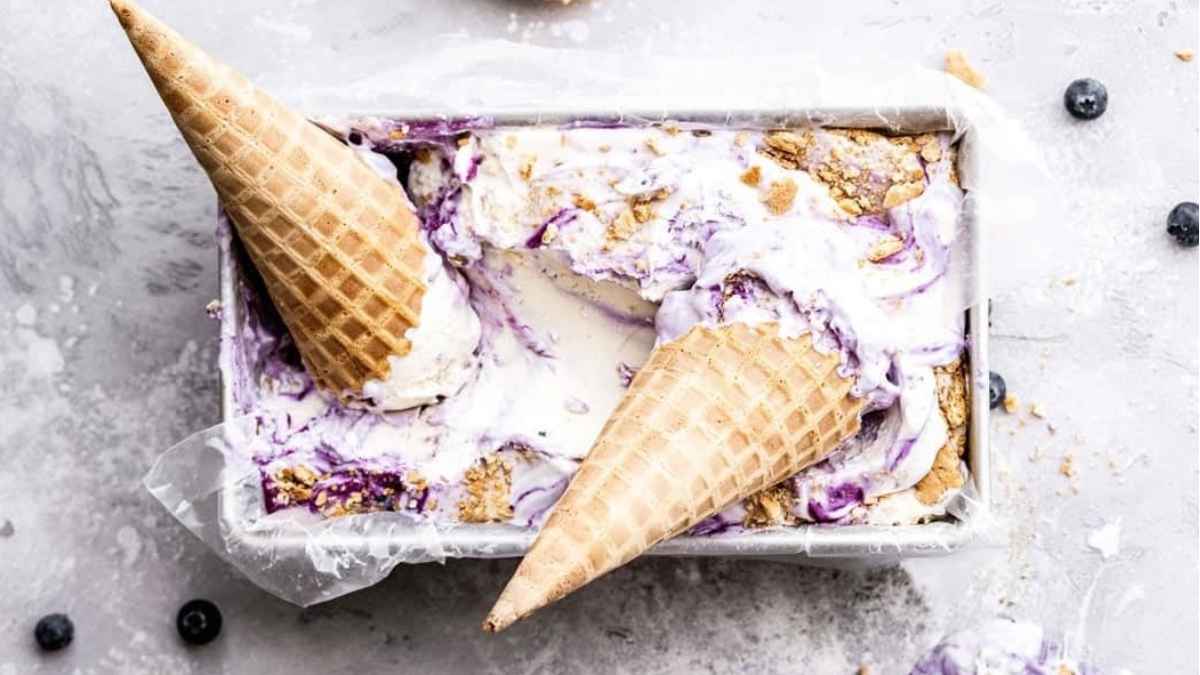 Blueberry Cheesecake Ice Cream Recipe.