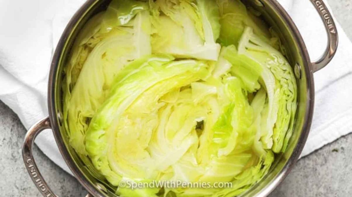 Boiled Cabbage {Ready In Under 15 Mins!}.