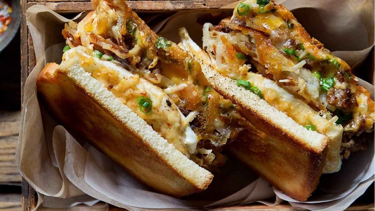 Breakfast Grilled Cheese.