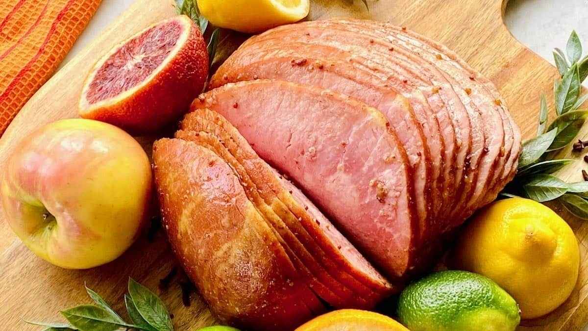 Brown Sugar Spiral Ham. 