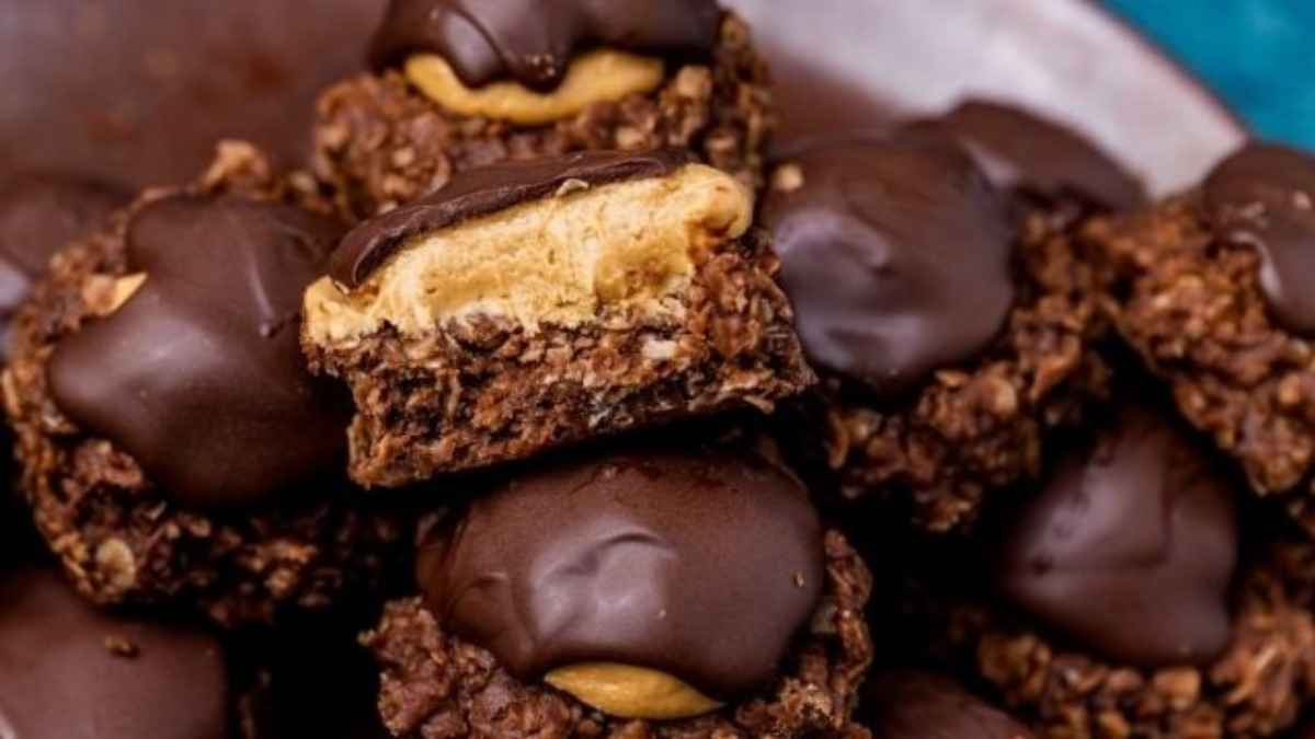 Buckeye No Bake Cookies.
