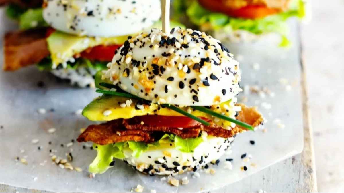Bun-Less Everything Blt Egg Sliders.