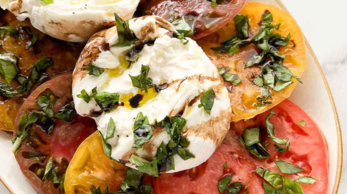 Burrata Caprese.