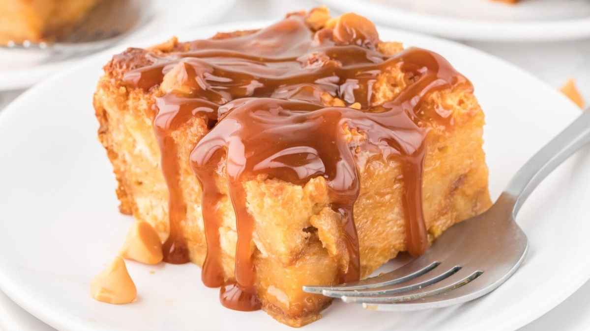 Butterscotch Bread Pudding. 
