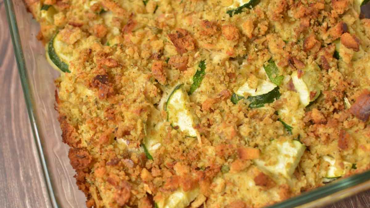 Chicken Zucchini Casserole. 