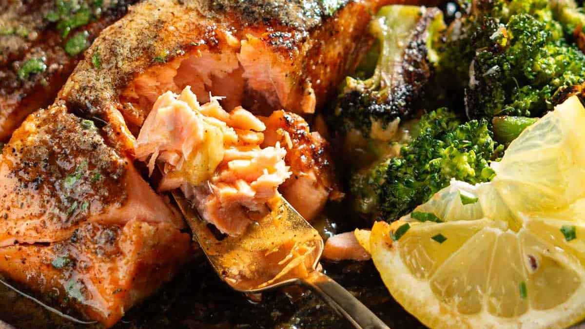 Cajun Honey Butter Salmon.
