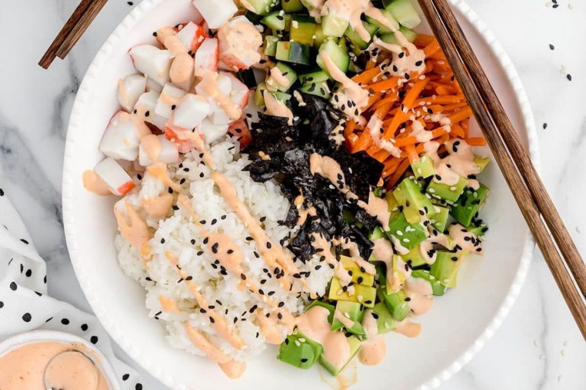 California Roll Sushi Bowls