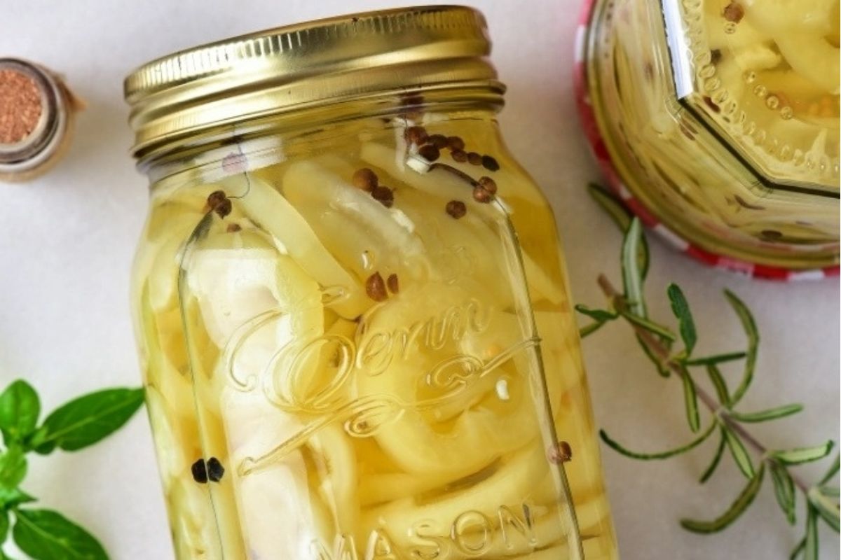 Canning Peppers In Vinegar Brine Easy Pickled Recipe