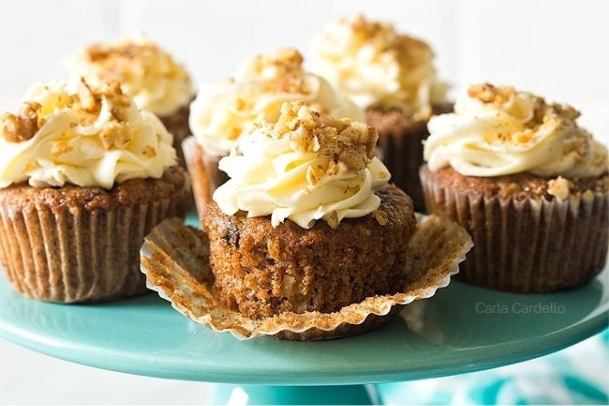 Carrot Cake Cupcakes With Pineapple Small Batch