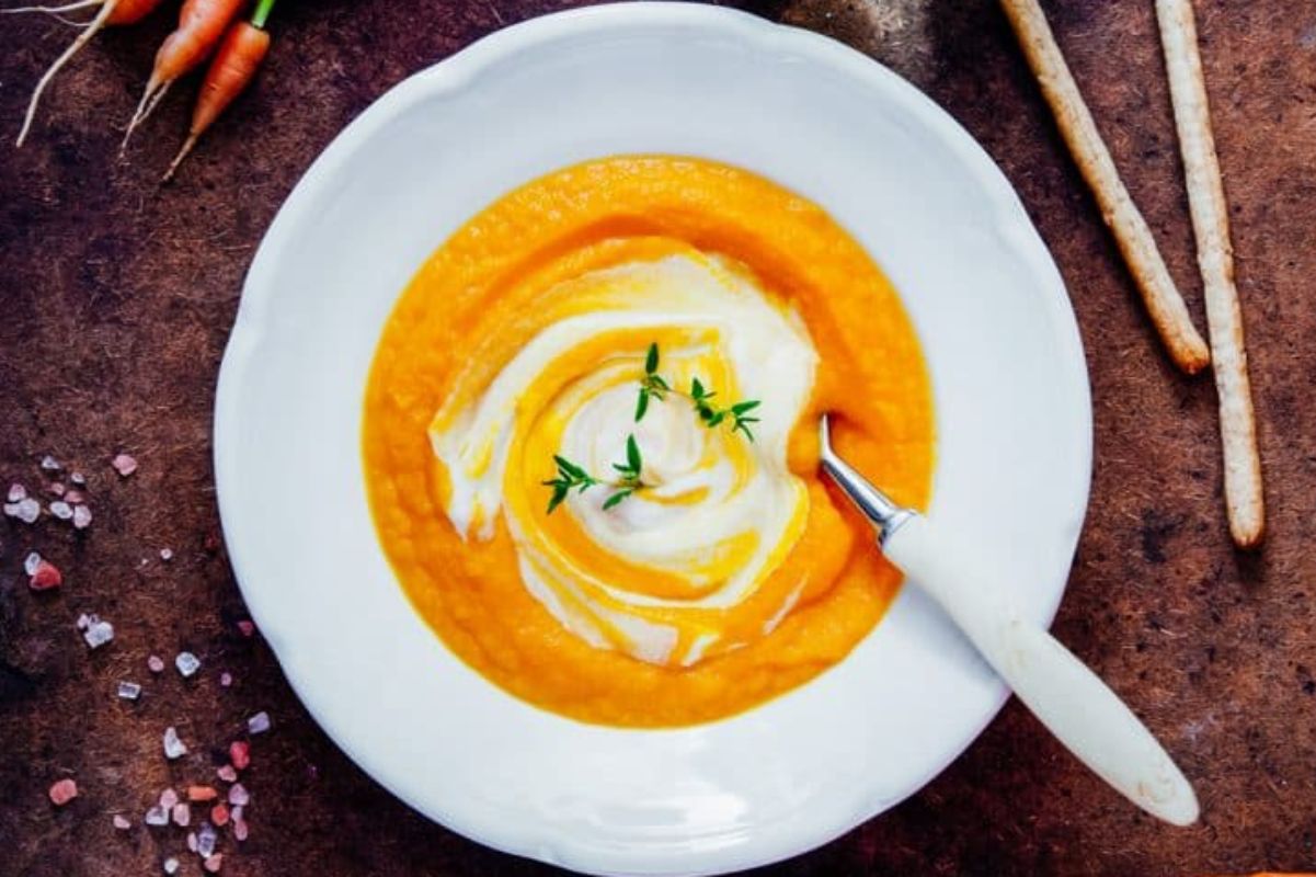 Carrot Ginger Soup Vegan Gluten Free