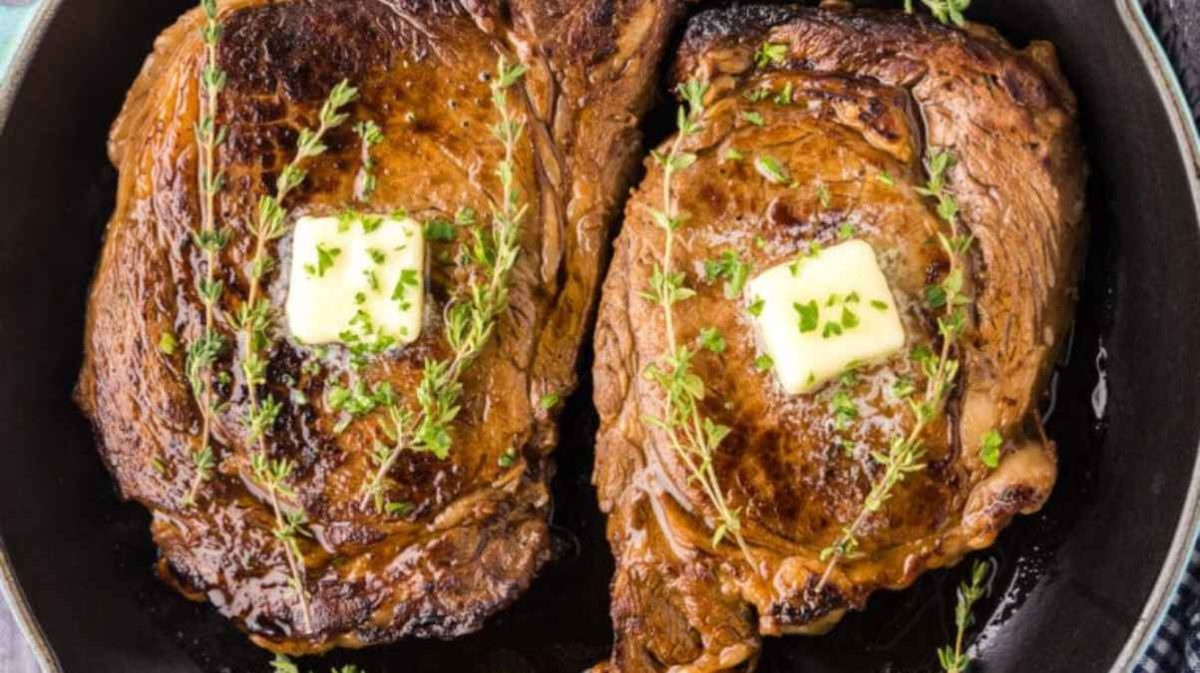 Cast Iron Ribeye.