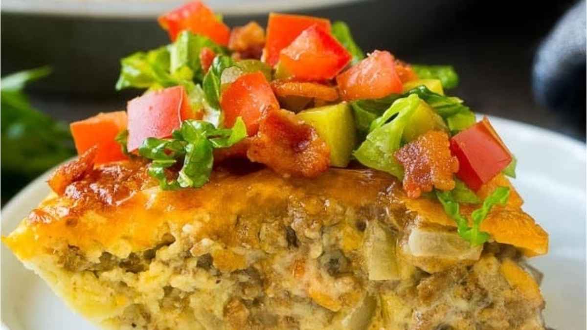 Cheeseburger Pie.