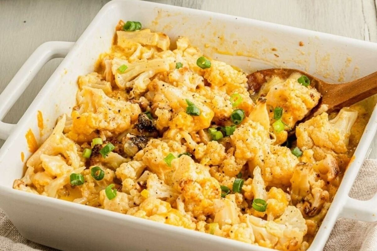 Cheesy Baked Cauliflower Casserole