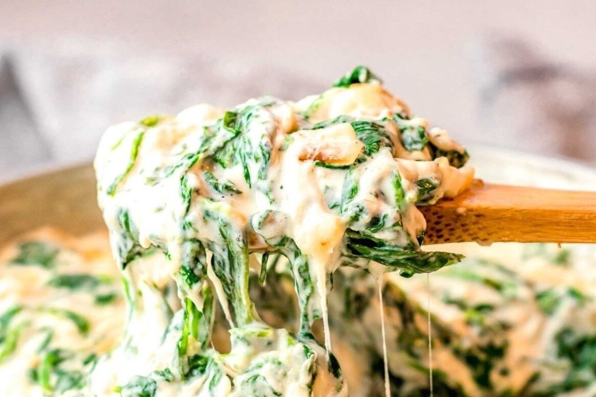 Cheesy Creamed Spinach