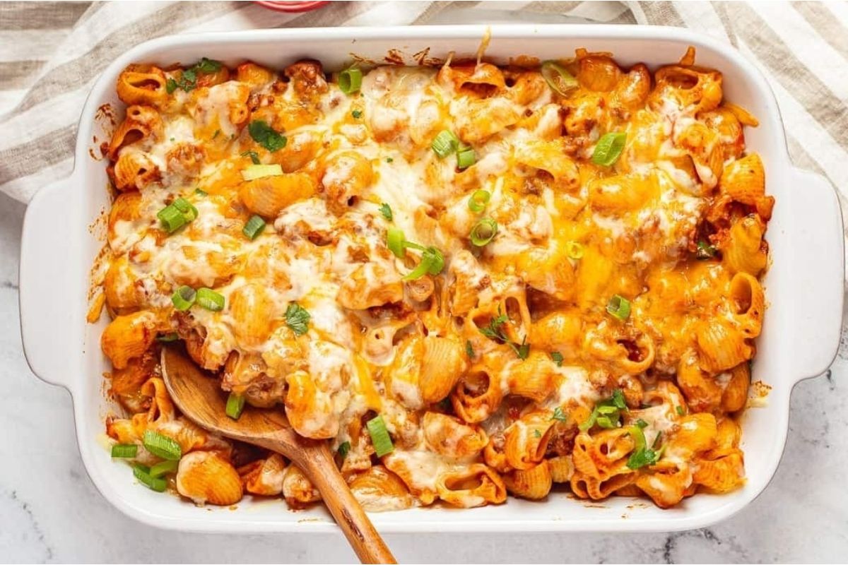 Cheesy Taco Pasta Bake