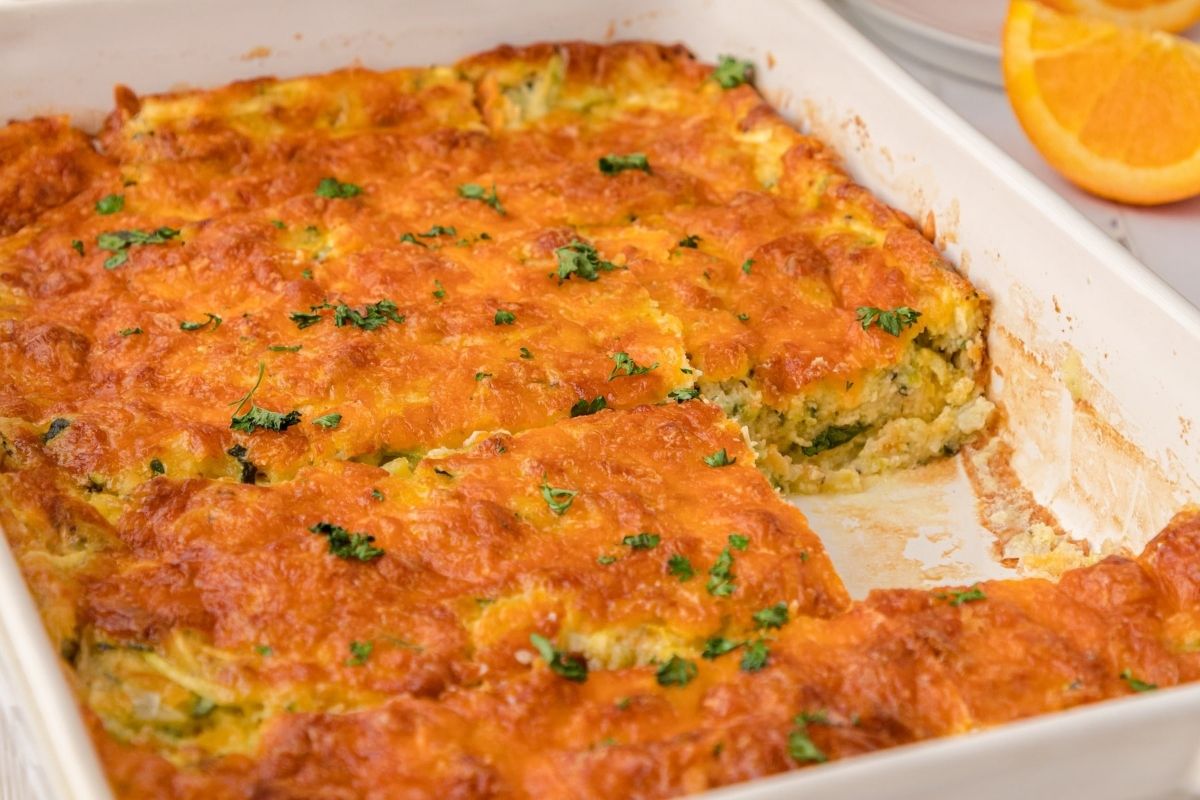 Cheesy Zucchini Bake