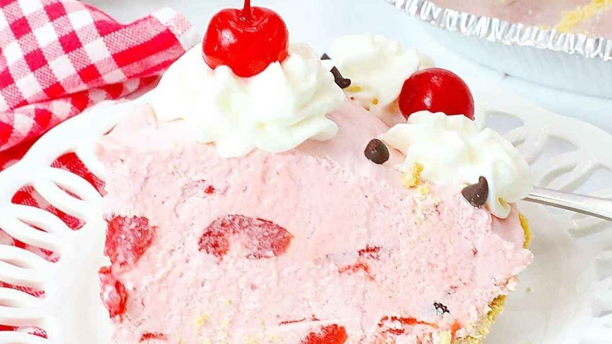 Cherry Chocolate Chip Pie. 