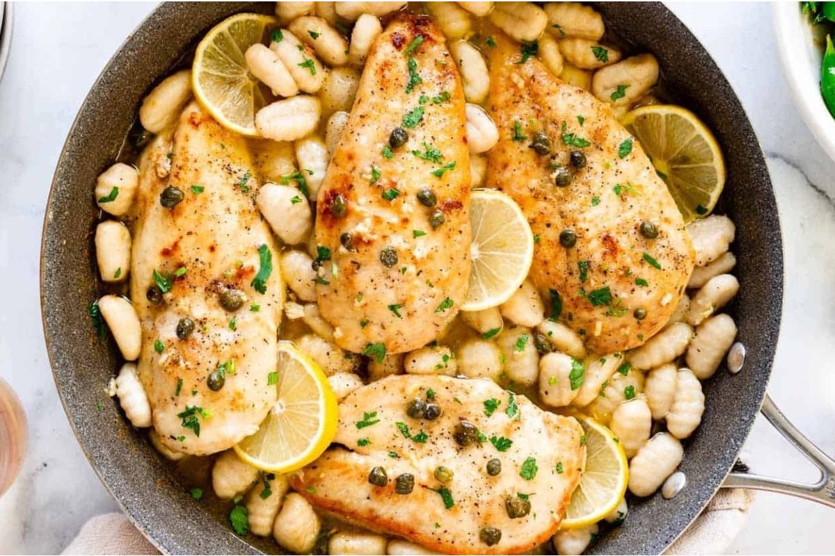 Chicken Piccata With Gnocchi
