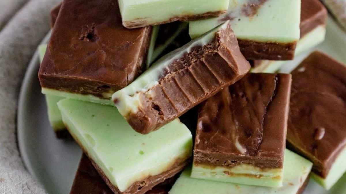 Chocolate Mint Fudge. 
